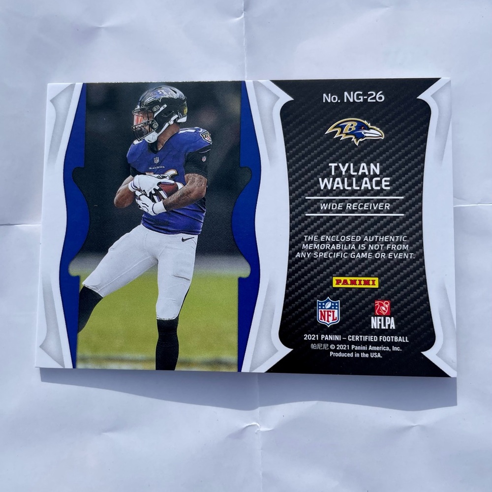 Tylan Wallace Numbered Rookie Card - Picture 2 of 2